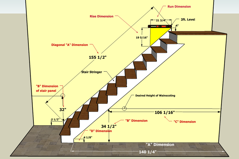 Stairs Design And Dimensions / L Shaped Stairs calculator with Landing